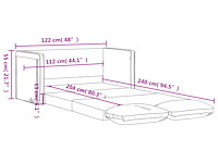 Vidaxl slaapbank (vloermodel) - afbeelding 3 van  7