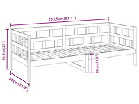 Vidaxl slaapbank - afbeelding 2 van  3