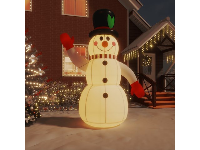 Vidaxl sneeuwpop opblaasbaar met led's (300 cm) - afbeelding 3 van  6