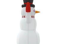 Vidaxl sneeuwpop opblaasbaar met led's (300 cm) - afbeelding 4 van  6
