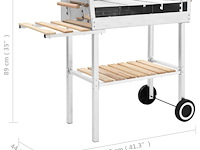 Vidaxl trolleybarbecue - afbeelding 4 van  4
