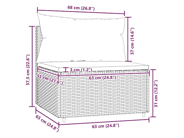 Vidaxl tuinbank - afbeelding 3 van  3