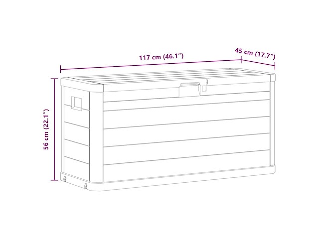 Vidaxl tuinbox - afbeelding 2 van  5