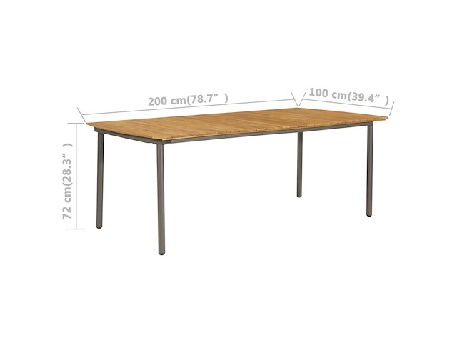 Vidaxl tuintafel - afbeelding 3 van  3