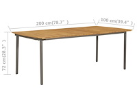 Vidaxl tuintafel - afbeelding 3 van  3