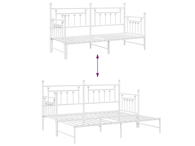 Vidaxl uitschuifbaar zetelbed frame - afbeelding 2 van  4