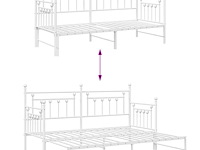 Vidaxl uitschuifbaar zetelbed frame - afbeelding 2 van  4