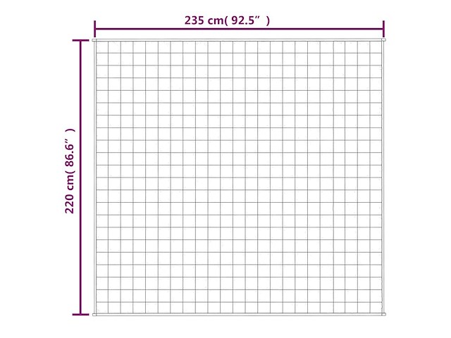 Vidaxl verzwaringsdeken (220 x 235 cm) - afbeelding 5 van  5