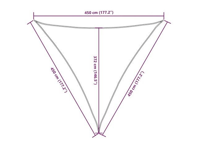 Vidaxl zonnescherm - afbeelding 2 van  4