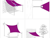 Vidaxl zonnezeil (2 x 3 m) - afbeelding 3 van  5