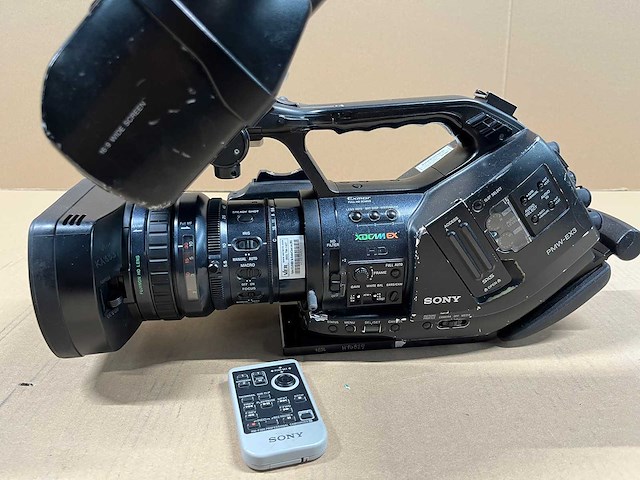 Video camera sony hd camcorder pmw-ex3 xdcam-ex w/sony rm-f300 remote - afbeelding 11 van  17