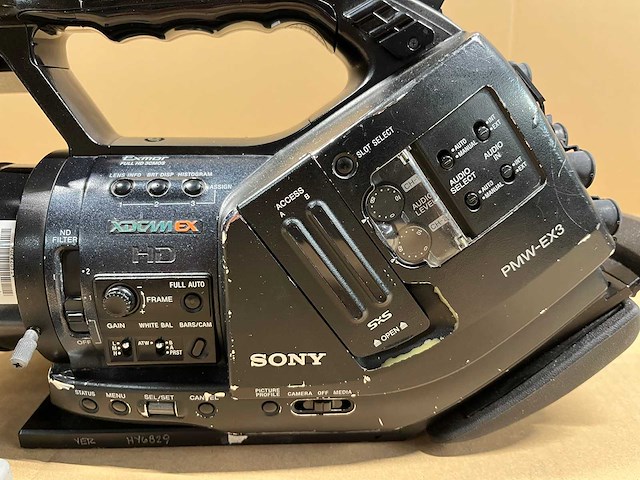 Video camera sony hd camcorder pmw-ex3 xdcam-ex w/sony rm-f300 remote - afbeelding 12 van  17