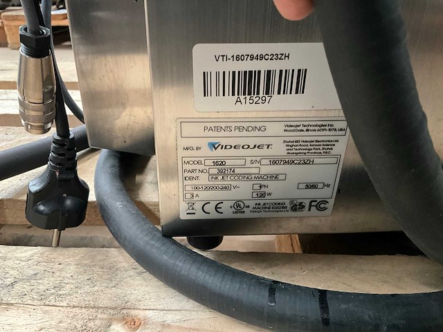 Videojet 1620 inktjetprinter (2x) - afbeelding 2 van  11