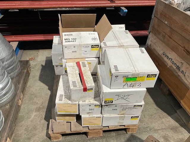 Viega opzet element afdichting betegelde douche aansluitstukken (23x) - afbeelding 1 van  5