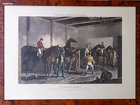 Vier antieke engelse handgekleurde gravures van... - afbeelding 2 van  4