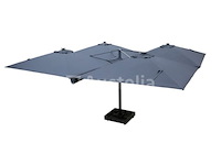 Vierdubbele hangende parasol donkergrijs (4 * 300x300cm) - afbeelding 5 van  10