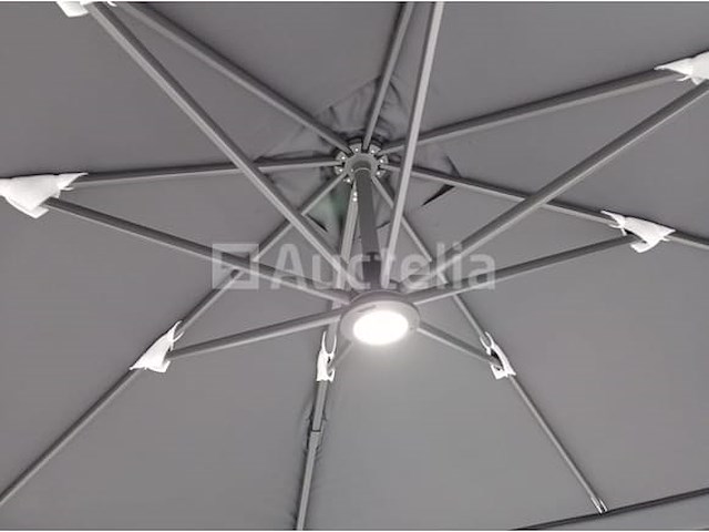Vierdubbele hangende parasol donkergrijs (4 * 300x300cm) - afbeelding 10 van  10
