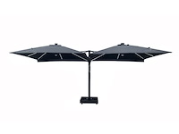 Vierdubbele hangende parasol wit (4 * 300x300cm) - afbeelding 5 van  10