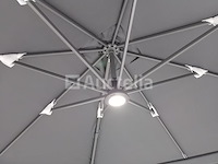 Vierdubbele hangende parasol wit (4 * 300x300cm) - afbeelding 3 van  10