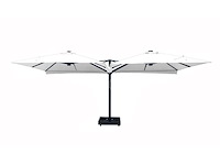 Vierdubbele hangende parasol wit (4 * 300x300cm) - afbeelding 4 van  10