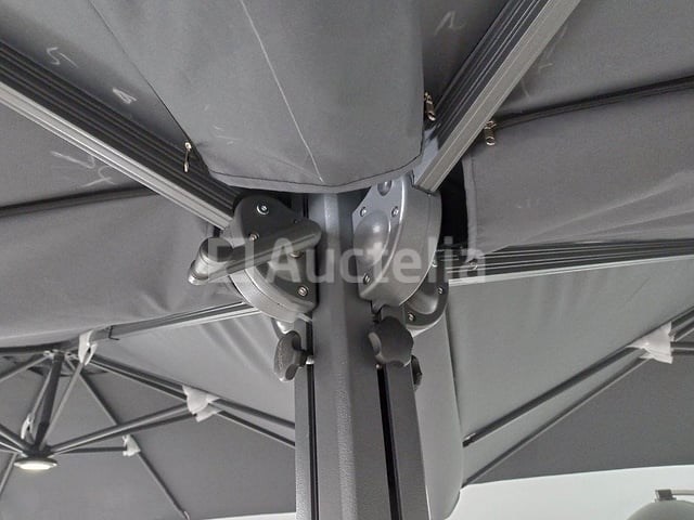 Vierdubbele hangende parasol wit (4 * 300x300cm) - afbeelding 10 van  10