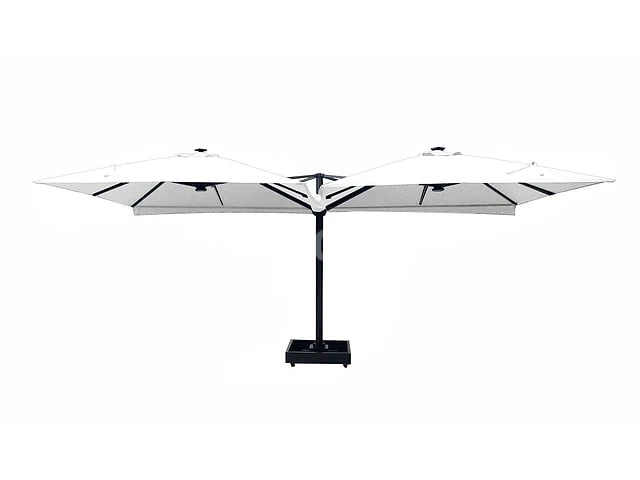 Vierdubbele hangende parasol wit (4 * 300x300cm) - afbeelding 6 van  10