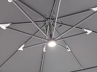 Vierdubbele hangende parasol wit (4 * 300x300cm) - afbeelding 7 van  10