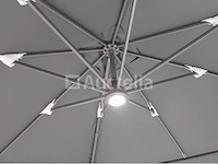 Vierdubbele hangende parasol zwart (4 * 300x300cm) - afbeelding 7 van  11
