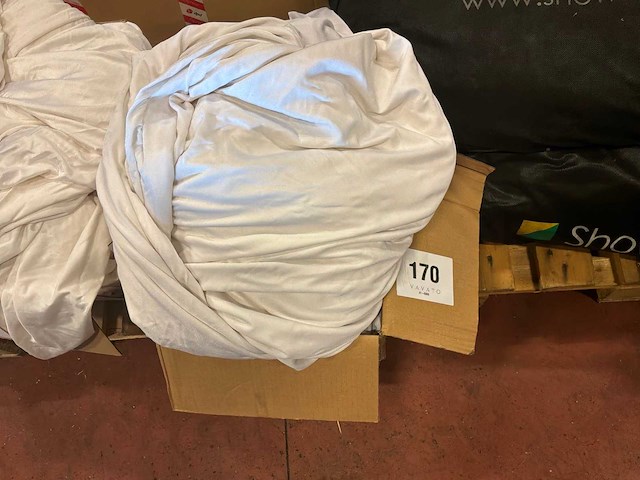 Vierkant polystretch 5x5m (4x) - afbeelding 1 van  1