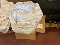 Vierkant polystretch 5x5m (4x) - afbeelding 1 van  1