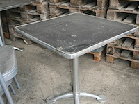 Vierkant tuintafeltje + 4 stoelen - afbeelding 2 van  7