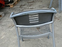 Vierkant tuintafeltje + 4 stoelen - afbeelding 7 van  7