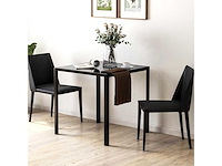 Vierkante eettafel 75 x 75 cm voor 4 personen - afbeelding 1 van  6
