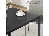 Vierkante eettafel 75 x 75 cm voor 4 personen - afbeelding 4 van  6