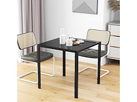 Vierkante eettafel 75 x 75 cm voor 4 personen - afbeelding 6 van  6
