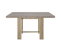 Vierkante eettafel basalte | 140 x 140 x 76 cm | viking oak-design - afbeelding 1 van  5
