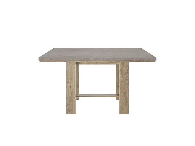 Vierkante eettafel basalte | 140 x 140 x 76 cm | viking oak-design - afbeelding 1 van  5
