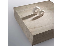 Vierkante koffietafel van spanderplaat - afbeelding 4 van  6