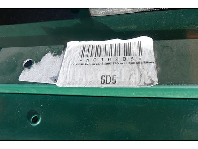 Vierkante posts (ral6005) - afbeelding 2 van  9