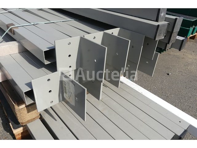 Vierkante posts (ral7030 - ral9010) - afbeelding 5 van  10