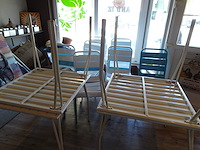 Vierkante tuintafels + stoelen - afbeelding 4 van  4