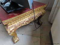 Vierkante vergulde tafel - afbeelding 2 van  3