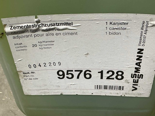 Viessmann 20kg cementvloer additief (10x) - afbeelding 2 van  2