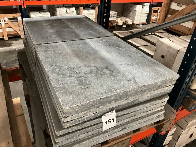 Vietnamese blauwsteen natuursteen tuintegel - afbeelding 1 van  2