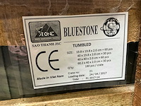 Vietnamese blauwsteen romeins verband natuursteen tuintegel - afbeelding 4 van  4