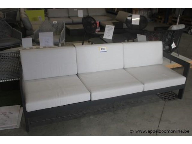 Vigo frame 3-zit | 3x reno/belvedere/vigo 1 zit- en rugkussen voor 1-zit - afbeelding 1 van  1