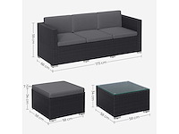 Vijfdelig tuinmeubilair - afbeelding 6 van  6