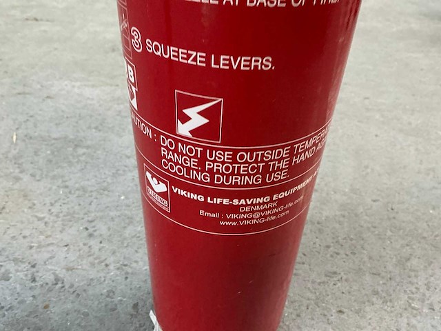 Viking 5kg co2 brandblusser (28x) - afbeelding 4 van  5