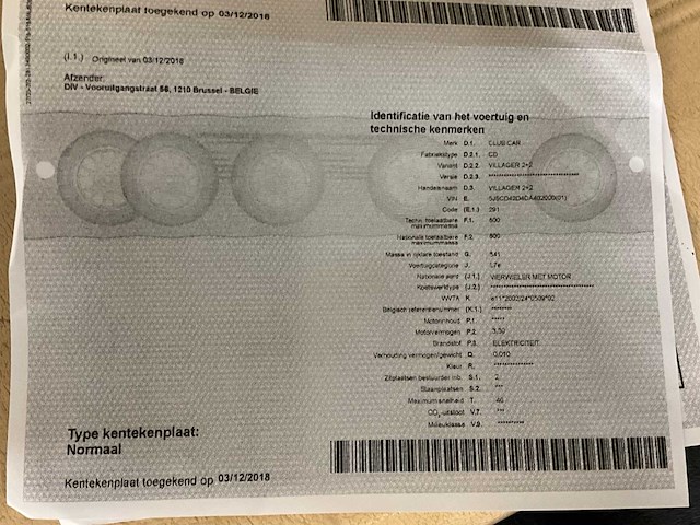 Villager 2+2 golfkar club car - afbeelding 5 van  11