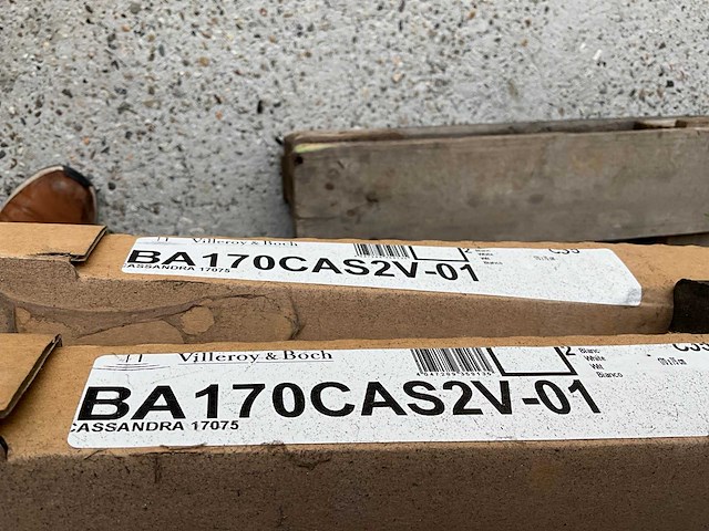 Villeroy & boch ba170cas2v-01 cassandra 17075 zitbad (2x) - afbeelding 3 van  3